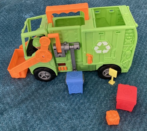 Toy refuse truck bin wagon - toy,