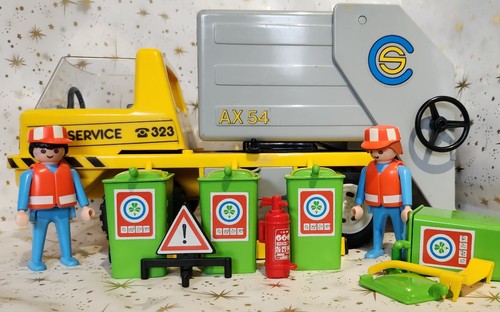 Playmobil 3780 bin lorry truck - playmobil,