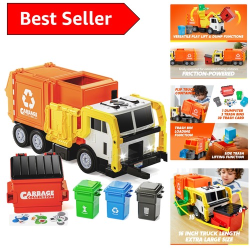 Friction powered bin - bin, for