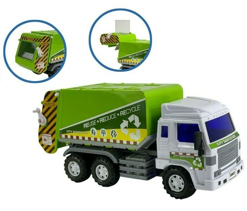 Bin lorry dumps when full - dumps,