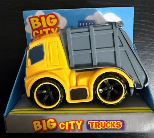 City truck with bin collection - city,