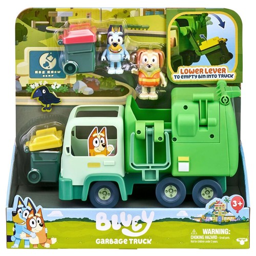 Bluey rubbish truck playset - bluey,