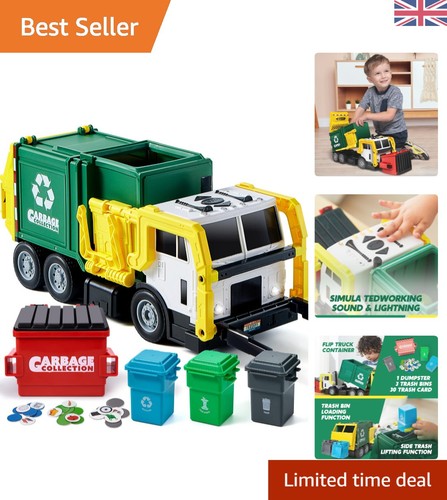Interactive bin lorry toy with - interactive,